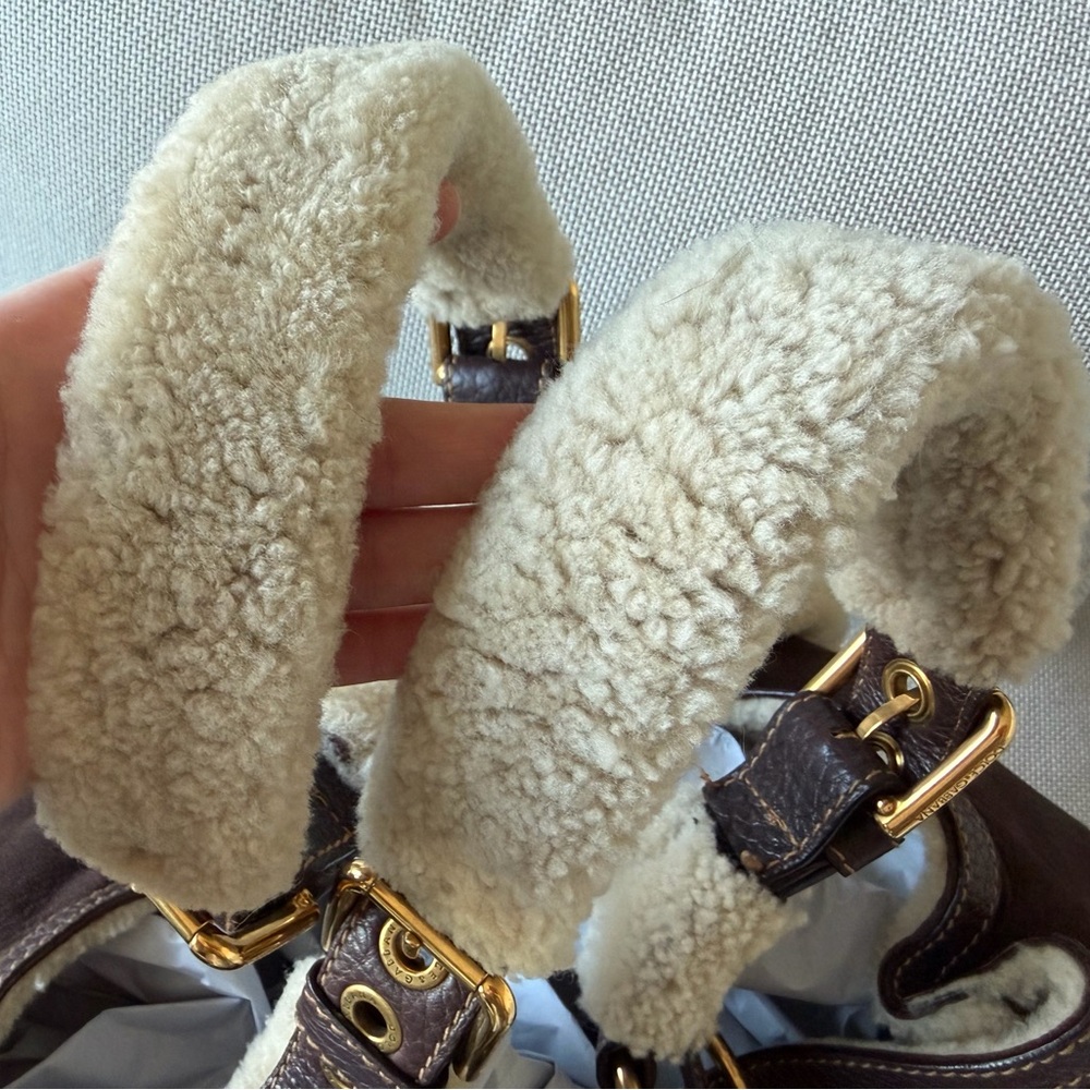 Dolce & Gabbana Shearling Bag - Picture 2 of 12